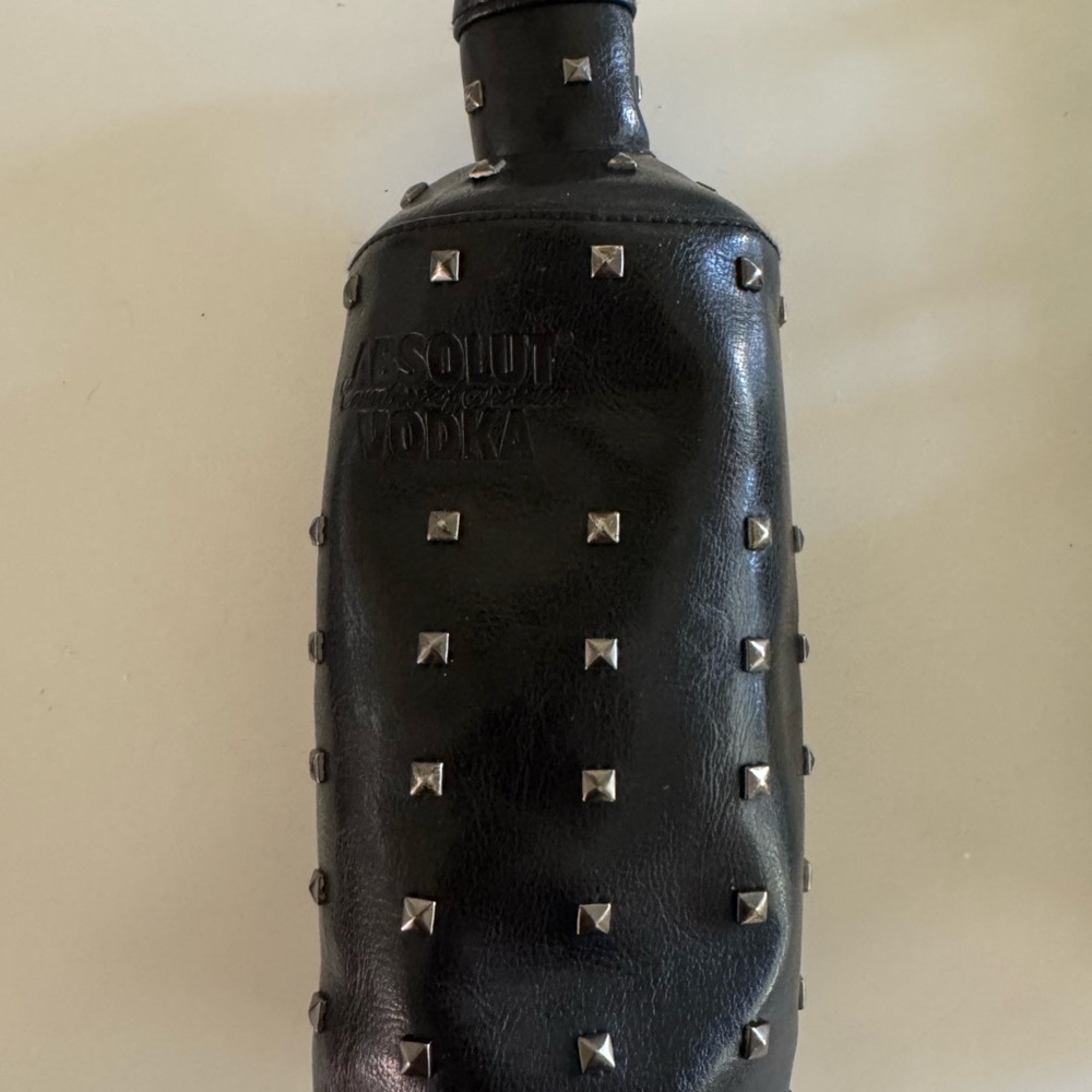 Limited Edition, RARE! Absolute Vodka Rock Edition Bottle Cover